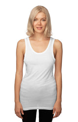 Royal Apparel 73058 Unisex Viscose Bamboo Organic Cotton Tank Top - Frost
