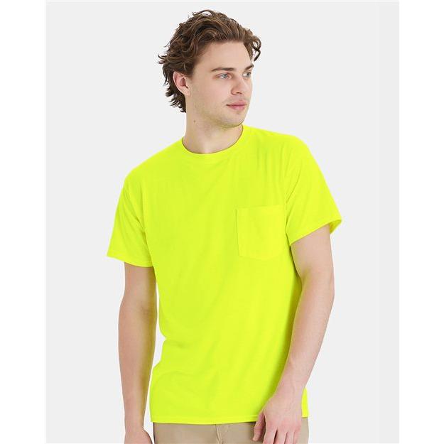 Hanes Workwear Pocket T-Shirt - Hanes W110 Hanes