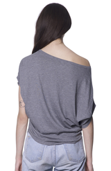 Royal Apparel 73635 Women's Viscose Bamboo Organic Cotton Poncho - Cloudburst