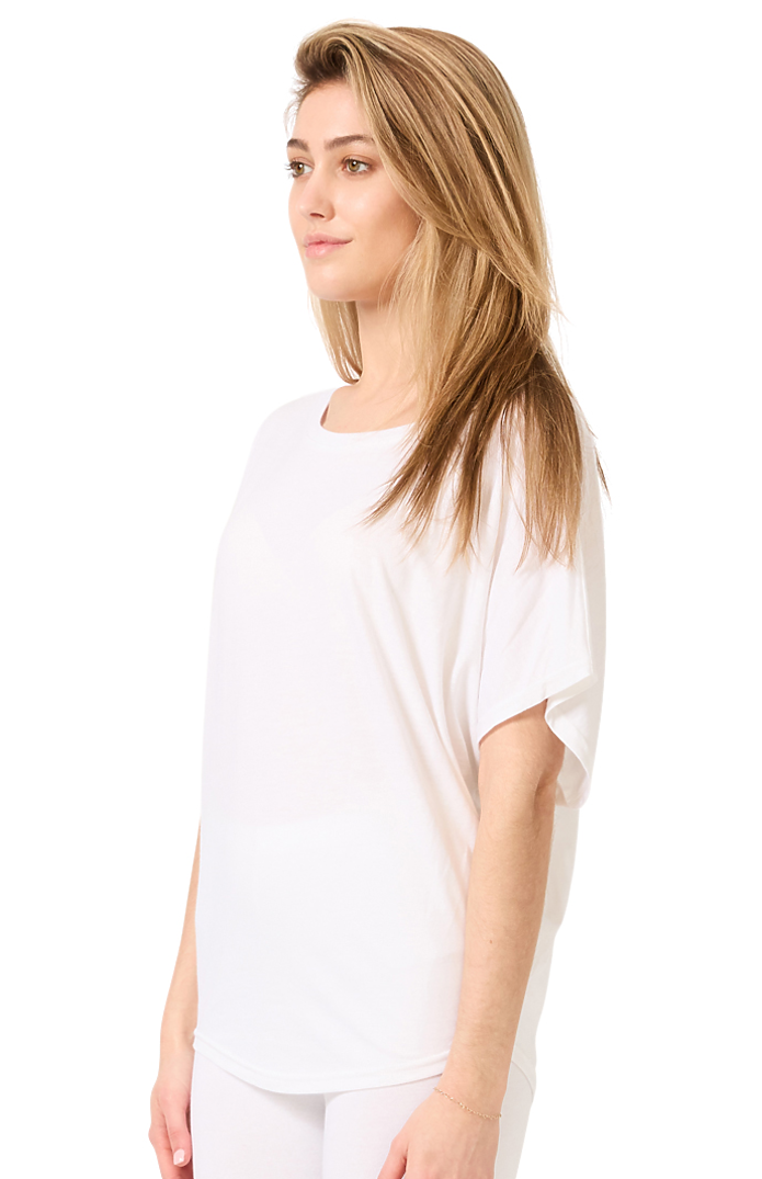 Royal Apparel 73635 Women's Viscose Bamboo Organic Cotton Poncho - Frost