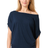 Royal Apparel 73635 Women's Viscose Bamboo Organic Cotton Poncho - Midnight