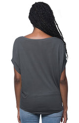 Royal Apparel 73635 Women's Viscose Bamboo Organic Cotton Poncho - Pewter