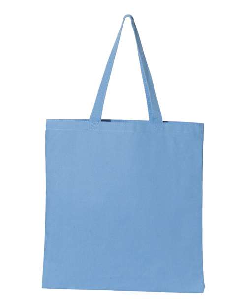 Q-Tees Promotional Tote - Q-Tees Q800 Q-Tees Carolina Blue One Size