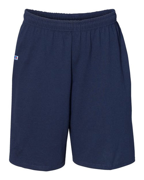 Russell Athletic Men's Cotton Classic Jersey Shorts with Pockets - Russell Athletic 25843M