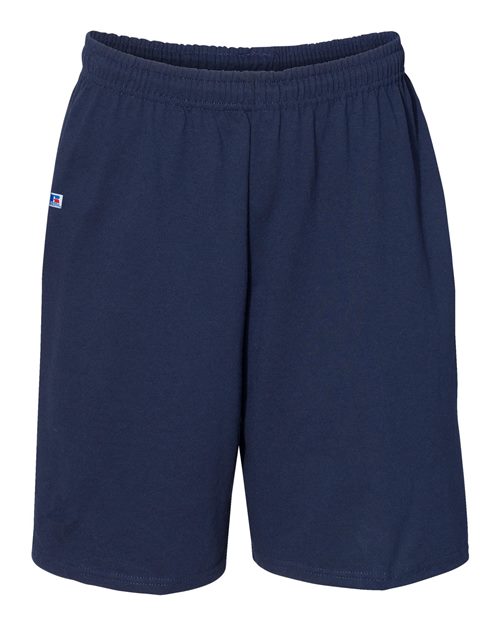 Russell Athletic Men's Cotton Classic Jersey Shorts with Pockets - Russell Athletic 25843M