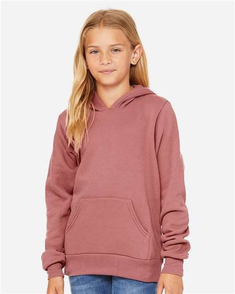 BELLA + CANVAS Youth Sponge Fleece Hoodie Sweatshirt - BELLA + CANVAS 3719Y