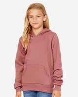 Bella + Canvas 3719Y Youth Sponge Fleece Hoodie Sweatshirt