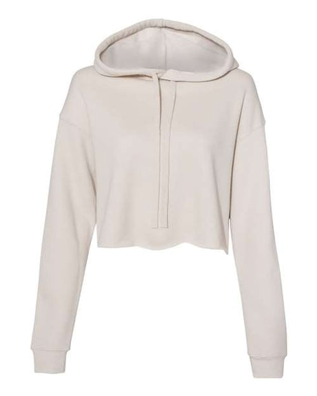 Bella + Canvas 7502 Women's Crop Fleece Hoodie Sweatshirt