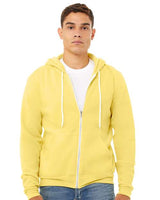 Bella + Canvas 3739 Unisex Sponge Fleece Full-Zip Hoodie Sweatshirt
