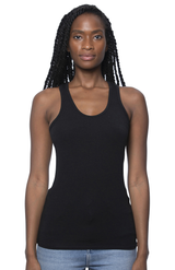 Royal Apparel 74018 Viscose Bamboo Organic Combed Spandex Racer Tank - Eclipse