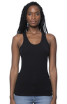 Royal Apparel 74018 Viscose Bamboo Organic Combed Spandex Racer Tank - Eclipse
