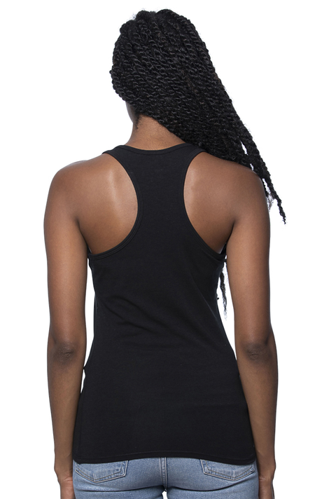 Royal Apparel 74018 Viscose Bamboo Organic Combed Spandex Racer Tank - Eclipse