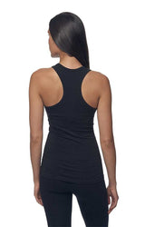 Royal Apparel 74018 Viscose Bamboo Organic Combed Spandex Racer Tank - Eclipse