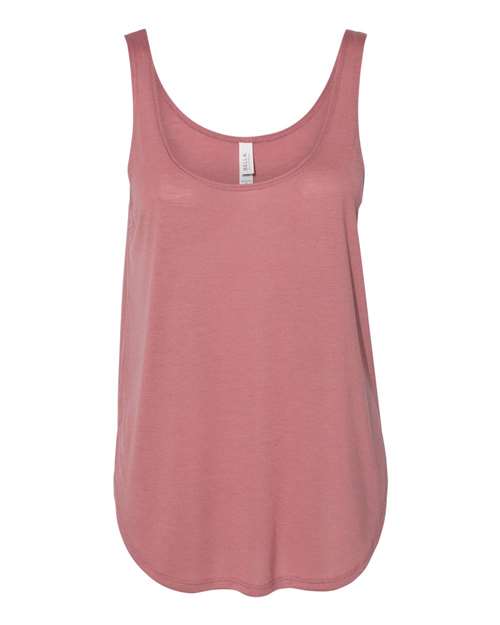 BELLA + CANVAS Women's Flowy Tank with Side Slit - BELLA + CANVAS 8802 BELLA + CANVAS Mauve S