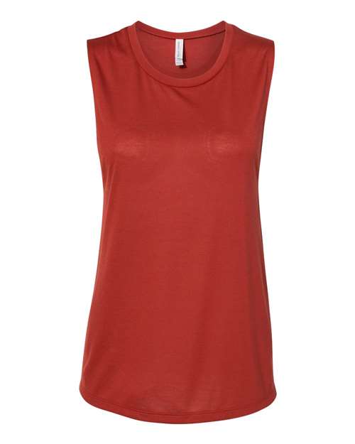 Bella + Canvas 8803 Women's Flowy Scoop Muscle Tank