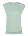 Bella + Canvas 8804 Women’s Flowy Rolled Cuffs Muscle Tee