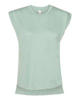 Bella + Canvas 8804 Women’s Flowy Rolled Cuffs Muscle Tee