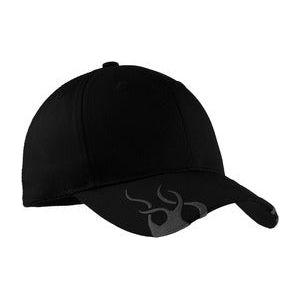 Racing Cap with Flames Joe's USA Black/Charcoal