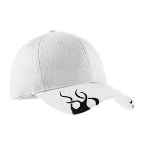 Racing Cap with Flames Joe's USA White/Black