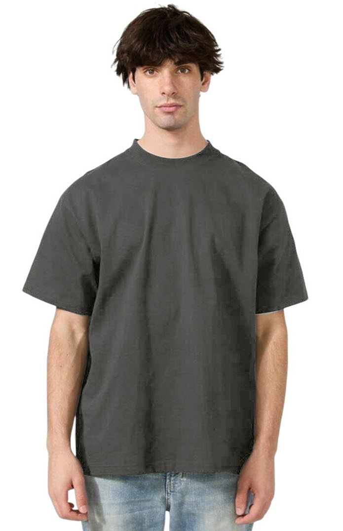 Royal Apparel 75151 Unisex Short Sleeve 7.5 oz Magnum Heavyweight Tee - Asphalt