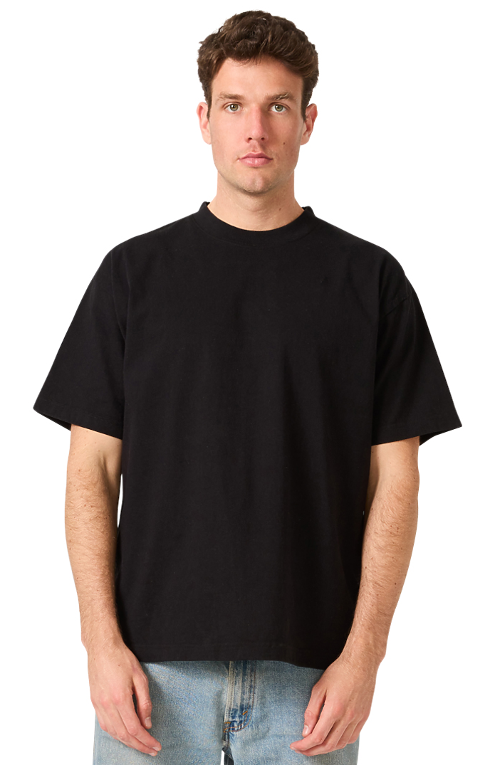 Royal Apparel 75151 Unisex Short Sleeve 7.5 oz Magnum Heavyweight Tee - Black