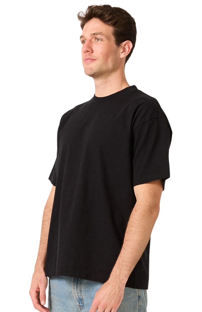 Royal Apparel 75151 Unisex Short Sleeve 7.5 oz Magnum Heavyweight Tee - Black