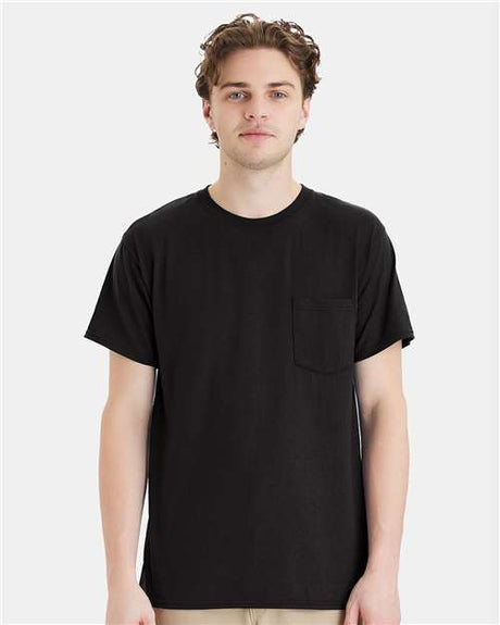 Hanes W110 Unisex Workwear Pocket T-Shirt