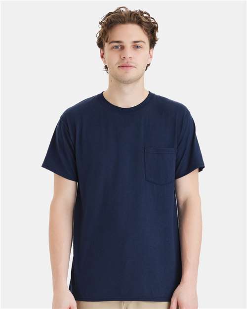 Hanes Unisex Workwear Pocket T-Shirt - Hanes W110