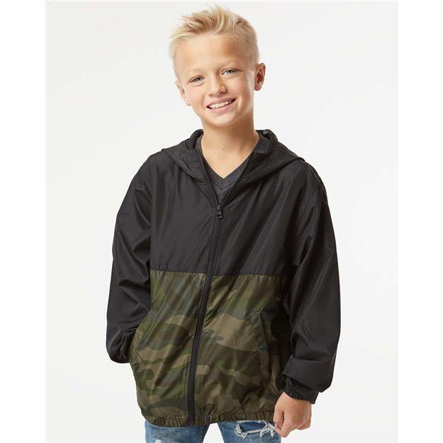 Independent Trading Co. Youth Lightweight Windbreaker Full-Zip Jacket - Independent Trading Co. EXP24YWZ Independent Trading Co.