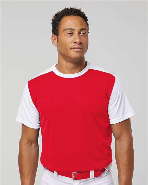 Alleson Athletic Men's Crewneck Pullover Baseball Jersey - Alleson Athletic 532CJ