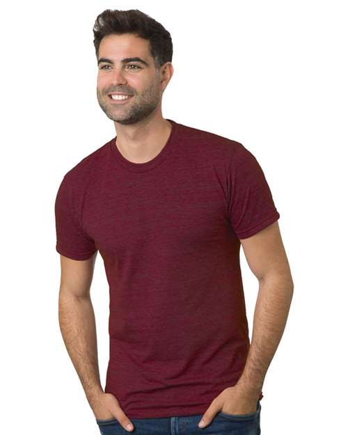 Bayside USA-Made Triblend T-Shirt - Bayside 5710 Bayside Tri Cranberry XS