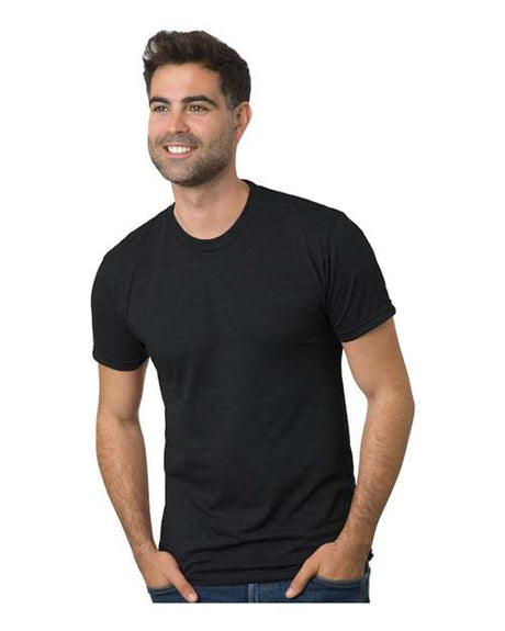 Bayside Unisex Triblend T-Shirt - Tri Black - Bayside 9570 Bayside Tri Black XS