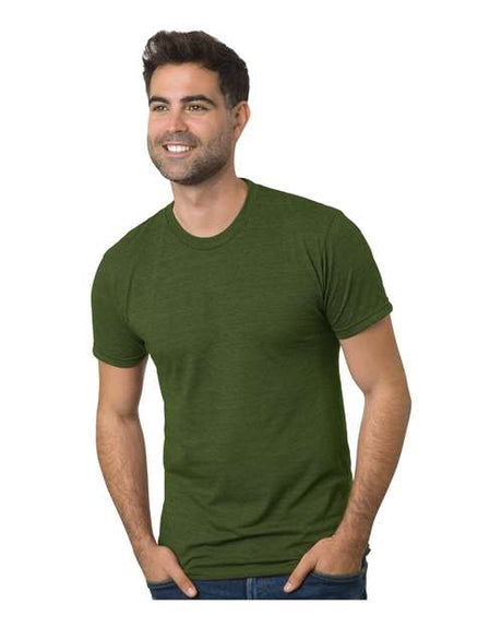 Bayside Unisex Triblend T-Shirt - Tri Olive - Bayside 9570 Bayside Tri Olive XS
