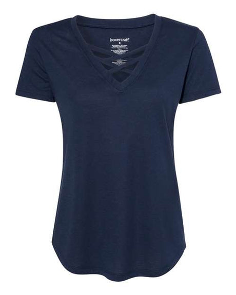 Boxercraft Women’s Cage Front T-Shirt - Boxercraft T27