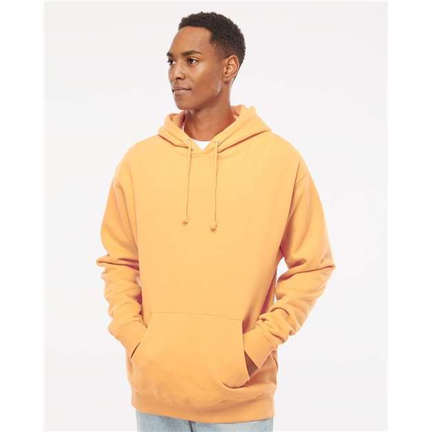 Independent Trading Co. Heavyweight Hooded Sweatshirt - Peach - Independent Trading Co. IND4000 Independent Trading Co. Peach XS