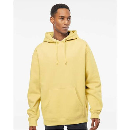 Independent Trading Co. Heavyweight Hooded Sweatshirt - Light Yellow - Independent Trading Co. IND4000 Independent Trading Co. Light Yellow XS