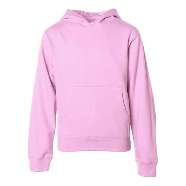 Independent Trading Co. Youth Midweight Hooded Sweatshirt - Independent Trading Co. SS4001Y Independent Trading Co. Light Pink S