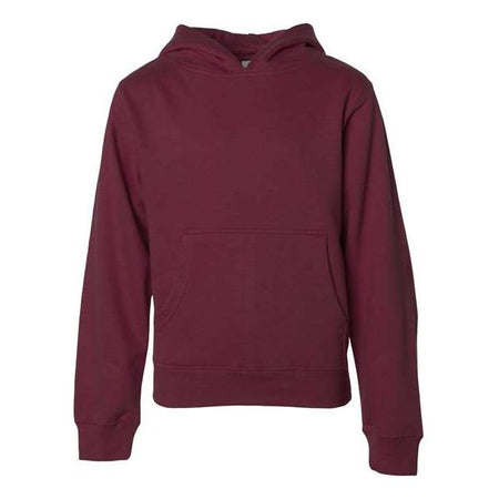 Independent Trading Co. Youth Midweight Hooded Sweatshirt - Independent Trading Co. SS4001Y Independent Trading Co. Maroon S