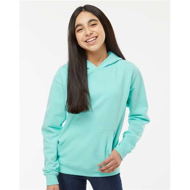 Independent Trading Co. Youth Midweight Hooded Sweatshirt - Independent Trading Co. SS4001Y Independent Trading Co. Mint S