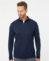 Adidas A475 Men's Lightweight Mélange Quarter-Zip Pullover Athletics Edition Series