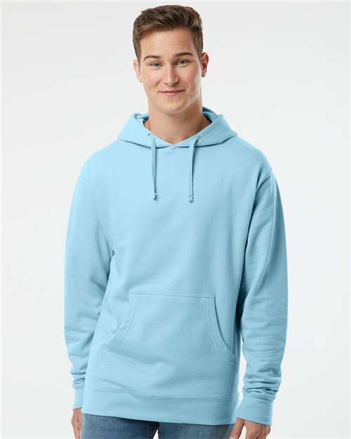 Independent Trading Co. Midweight Hooded Sweatshirt - Blue Aqua - Independent Trading Co. SS4500 Independent Trading Co.