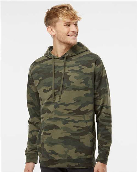 Independent Trading Co. Midweight Hooded Sweatshirt - Forest Camo - Independent Trading Co. SS4500 Independent Trading Co.