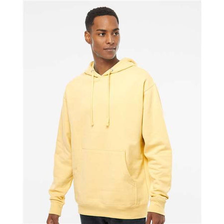 Independent Trading Co. Midweight Hooded Sweatshirt - Light Yellow - Independent Trading Co. SS4500 Independent Trading Co. Light Yellow XS