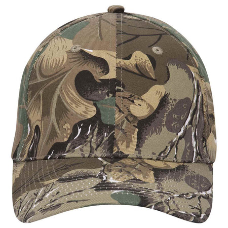 OTTO CAP "OTTO FLEX" Camouflage 6 Panel Low Profile Baseball Cap OTTO 77-379 Otto Cap 320734 - Kha/Brn/Lt.Ol.Grn S/M