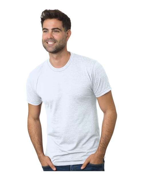 Bayside Unisex Triblend T-Shirt - Solid White - Bayside 9570 Bayside Solid White XS
