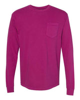 Comfort Colors 4410 Unisex Garment-Dyed Heavyweight Long Sleeve Pocket T-Shirt