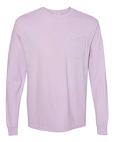 Comfort Colors Unisex Garment-Dyed Heavyweight Long Sleeve Pocket T-Shirt - Comfort Colors 4410