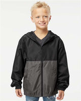 Independent Trading Co. EXP24YWZ Youth Lightweight Windbreaker Full-Zip Jacket | Wholesale Youth Jacket