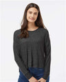 Boxercraft Women's Cuddle Fleece Boxy Crewneck Pullover - Boxercraft L06