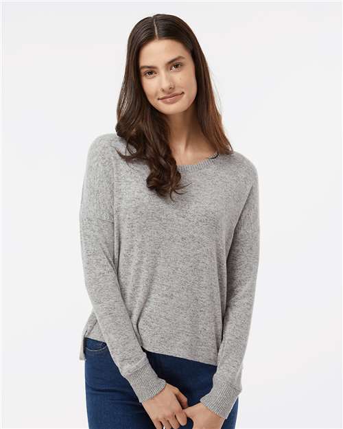 Boxercraft Women's Cuddle Fleece Boxy Crewneck Pullover - Boxercraft L06